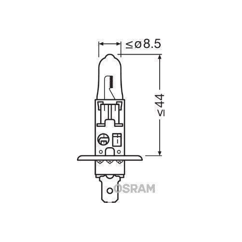 Gl&uuml;hlampe, Abbiegescheinwerfer ams-OSRAM 64155 ORIGINAL f&uuml;r