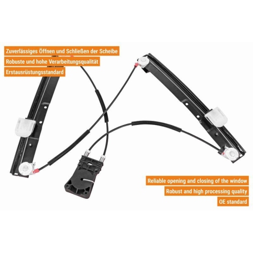 Fensterheber VAICO V25-1770 Original VAICO Qualität für FORD, vorne rechts