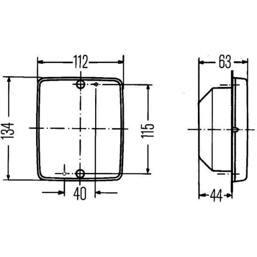 HELLA Nebelschlussleuchte 2NE 003 236-301 für IVECO MAN MERCEDES-BENZ FAUN