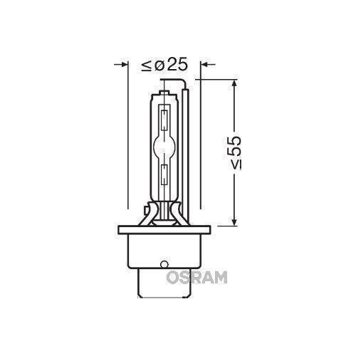Gl&uuml;hlampe, Fernscheinwerfer ams-OSRAM 66240 XENARC&reg; ORIGINAL f&uuml;r
