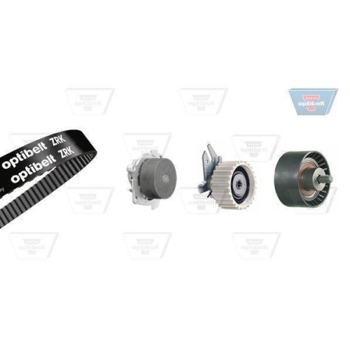 Wasserpumpe + Zahnriemensatz OPTIBELT KT 1079 W1 Optibelt-WAPU-KIT für