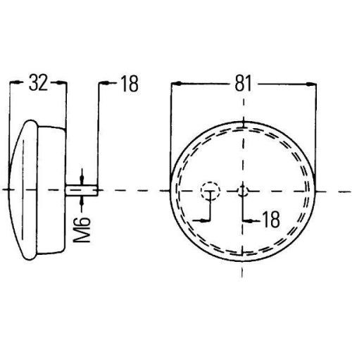HELLA Positionsleuchte 2PF 997 045-011 f&uuml;r SCANIA, vorne