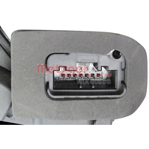 T&uuml;rschloss METZGER 2314102 GREENPARTS f&uuml;r AUDI SEAT SKODA VW CUPRA, vorne rechts