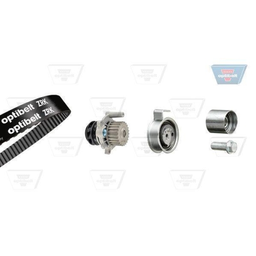 Wasserpumpe + Zahnriemensatz OPTIBELT KT 1232 W1 Optibelt-WAPU-KIT f&uuml;r