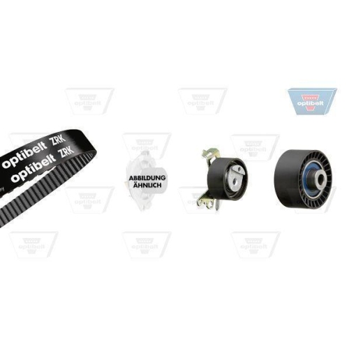 Wasserpumpe + Zahnriemensatz OPTIBELT KT 1244 W3 Optibelt-WAPU-KIT für
