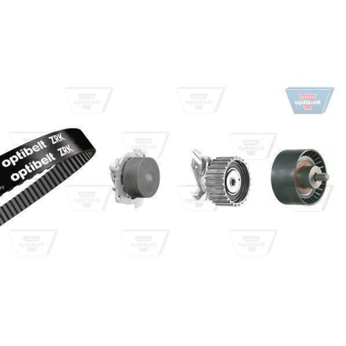Wasserpumpe + Zahnriemensatz OPTIBELT KT 1294 W1 Optibelt-WAPU-KIT für