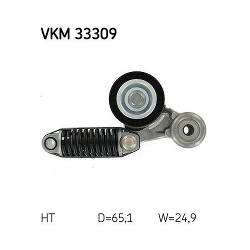 Riemenspanner, Keilrippenriemen SKF VKM 33309 f&uuml;r CITRO&Euml;N, links