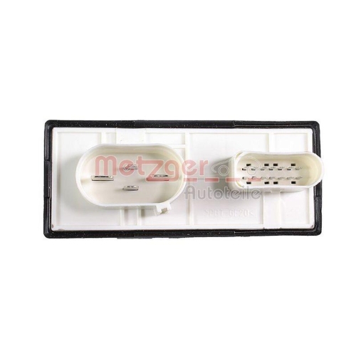 Steuergerät, Elektrolüfter (Motorkühlung) METZGER 0917761 für VAG