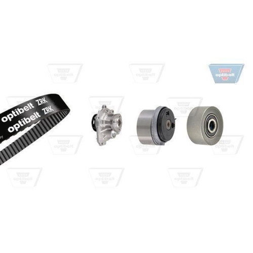 Wasserpumpe + Zahnriemensatz OPTIBELT KT 1405 W1 Optibelt-WAPU-KIT für