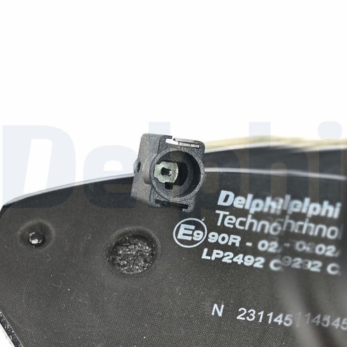 DELPHI LP2492 Bremsbelagsatz, Scheibenbremse f&uuml;r CITRO&Euml;N FIAT OPEL PEUGEOT