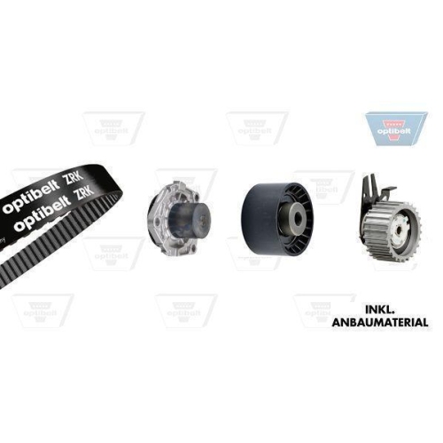 Wasserpumpe + Zahnriemensatz OPTIBELT KT 1525 W1 Optibelt-WAPU-KIT für