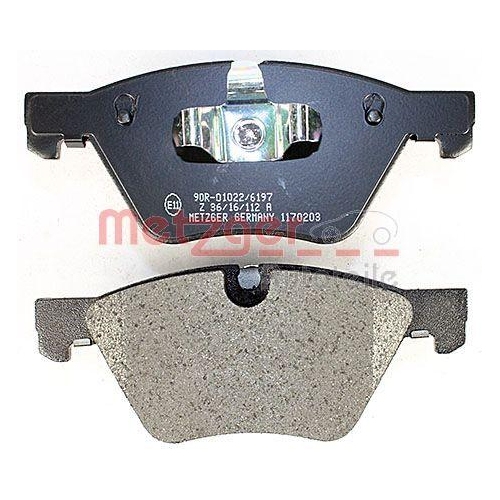 Bremsbelagsatz, Scheibenbremse METZGER 1170203 f&uuml;r BMW, Vorderachse