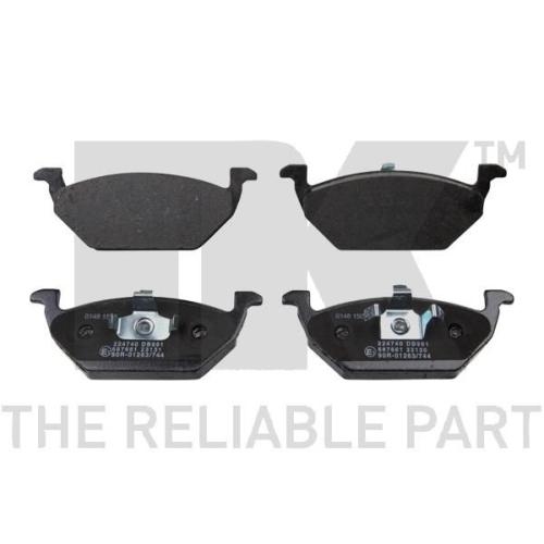 Bremsscheibe NK 2047157 f&uuml;r SEAT SKODA VW, Vorderachse