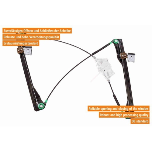 Fensterheber VAICO V10-6132 Original VAICO Qualität für SEAT SKODA VW VAG