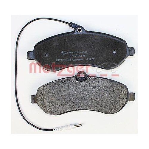 Bremsbelagsatz, Scheibenbremse METZGER 1170228 f&uuml;r FIAT CITRO&Euml;N/PEUGEOT