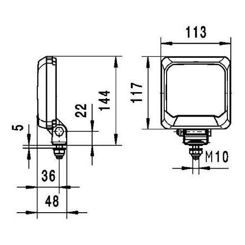 HELLA R&uuml;ckfahrleuchte 2ZR 995 193-051 f&uuml;r, hinten