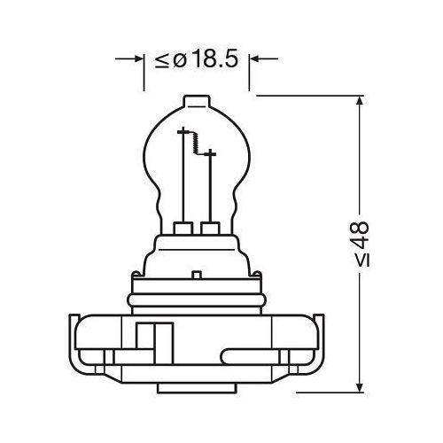 Glühlampe, Blinkleuchte ams-OSRAM 2504 ORIGINAL für