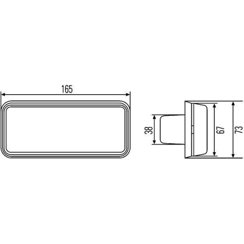 HELLA Blinkleuchte 2BA 996 027-001 für FAUN LIEBHERR EVOBUS ZIEGLER SOLARIS
