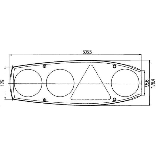HELLA Heckleuchte 2VA 341 419-021 für HYMER, rechts