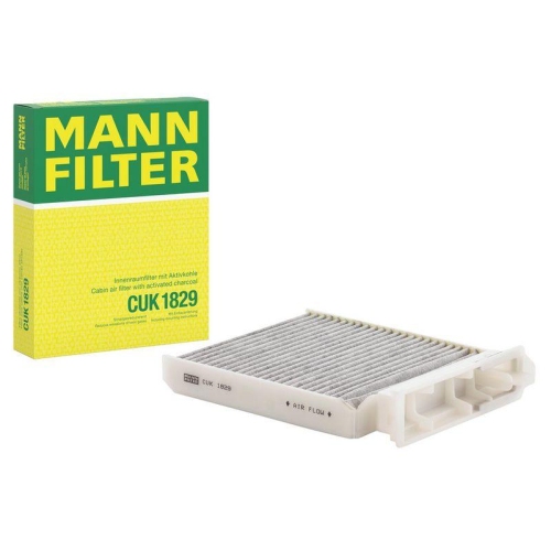 Filter, Innenraumluft MANN-FILTER CUK 1829 f&uuml;r RENAULT, hinter dem Handschuhfach