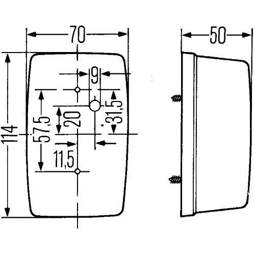 HELLA Blinkleuchte 2BA 002 324-021 für AUDI INTERNATIONAL HARV. IVECO KÄSSBOHRER