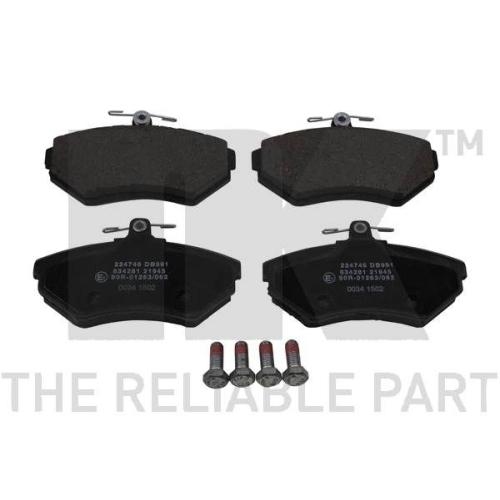 Bremsscheibe NK 209934 f&uuml;r AUDI FIAT SEAT SKODA VW, Vorderachse