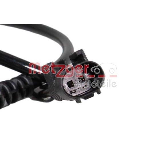 Sensor, Raddrehzahl METZGER 0900193 f&uuml;r MERCEDES-BENZ VW, Vorderachse links