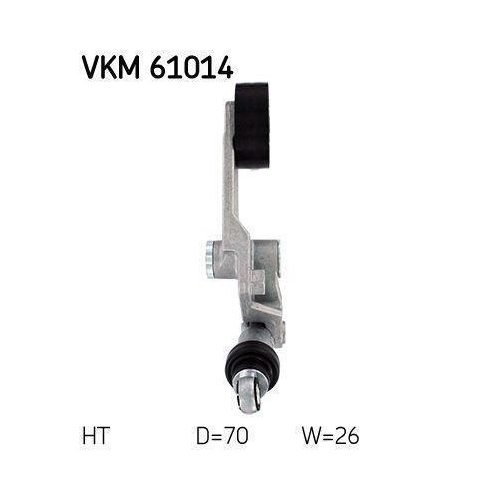 Riemenspanner, Keilrippenriemen SKF VKM 61014 f&uuml;r HONDA NISSAN TOYOTA