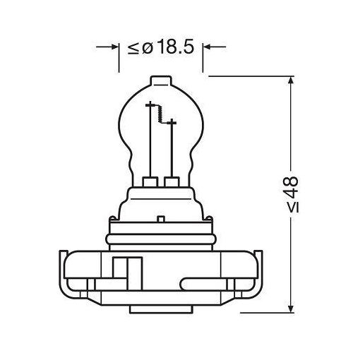 Glühlampe, Blinkleuchte ams-OSRAM 5202 ORIGINAL für, Stoßfänger, hinten