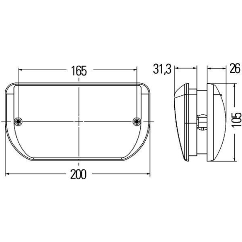 HELLA Einstiegsleuchte 2XT 007 945-027 für HOBBYCAR HYMER KNAUS LAIKA