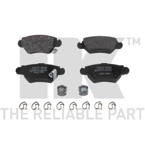 Bremsscheibe NK 203633 f&uuml;r OPEL VAUXHALL, Hinterachse