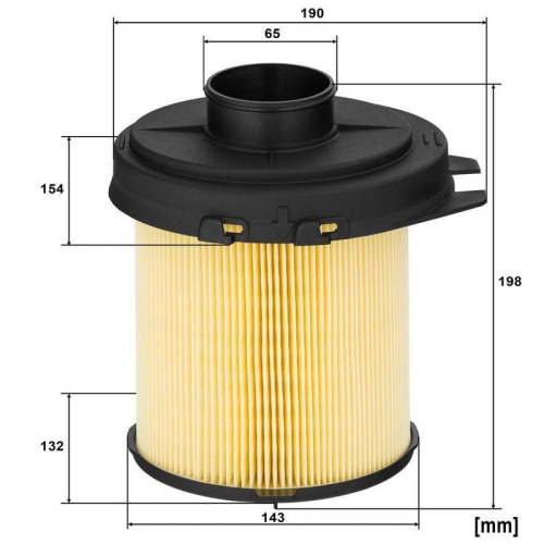 Luftfilter MANN-FILTER C 1468 f&uuml;r CITRO&Euml;N FORD PEUGEOT TALBOT GENERAL MOTORS