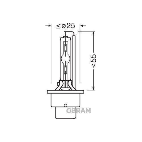 Gl&uuml;hlampe, Fernscheinwerfer ams-OSRAM 66240CBI XENARC&reg; COOL BLUE INTENSE f&uuml;r