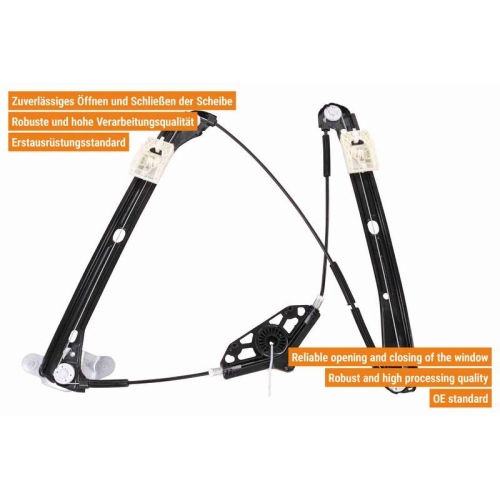 Fensterheber VAICO V10-7620 Green Mobility Parts für AUDI SEAT SKODA VW VAG
