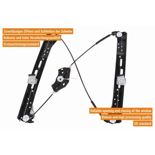 Fensterheber VAICO V10-7655 Original VAICO Qualität für AUDI SEAT SKODA VW VAG