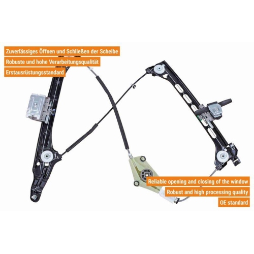 VAICO Fensterheber links und rechts elektrisch vorne V10-8755 + V10-8756 f&uuml;r VW