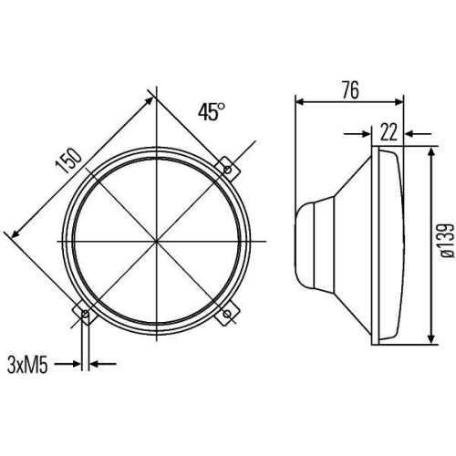 HELLA Hauptscheinwerfer 1A3 996 002-201 für VOLVO, links, rechts