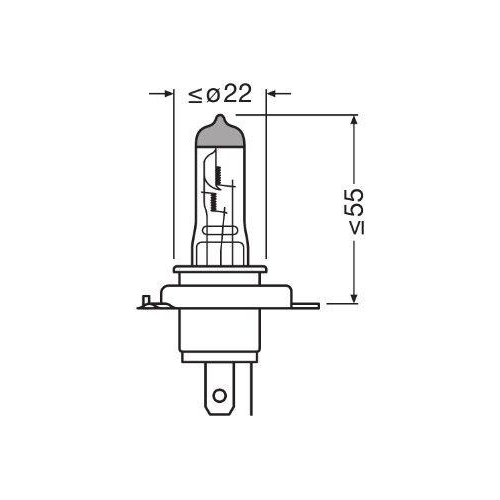 Glühlampe, Fernscheinwerfer ams-OSRAM 64193CLC CLASSIC für