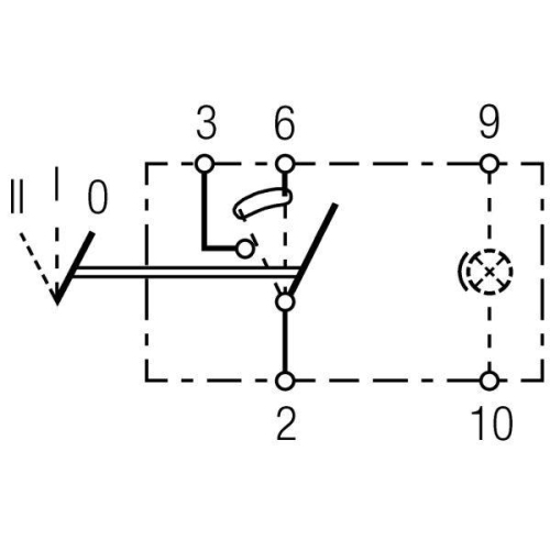 HELLA Schalter 6RH 004 570-361 für FAUN HEULIEZ CASE IH LIEBHERR GOLDHOFER LINDE