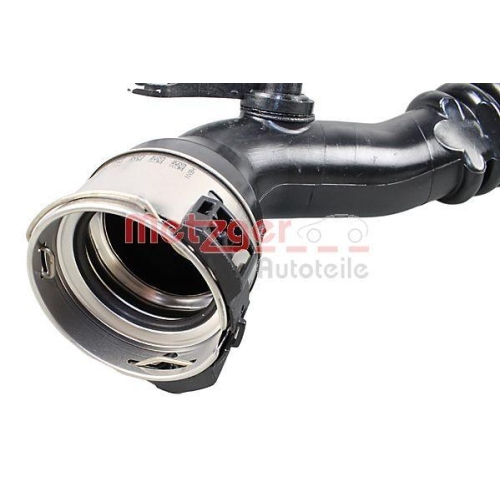 Ladeluftschlauch METZGER 2400574 f&uuml;r RENAULT DACIA, Luftfiltergeh&auml;use