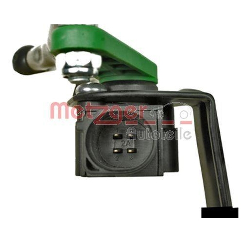 Sensor, Leuchtweitenregulierung METZGER 0901253 GREENPARTS f&uuml;r VAG