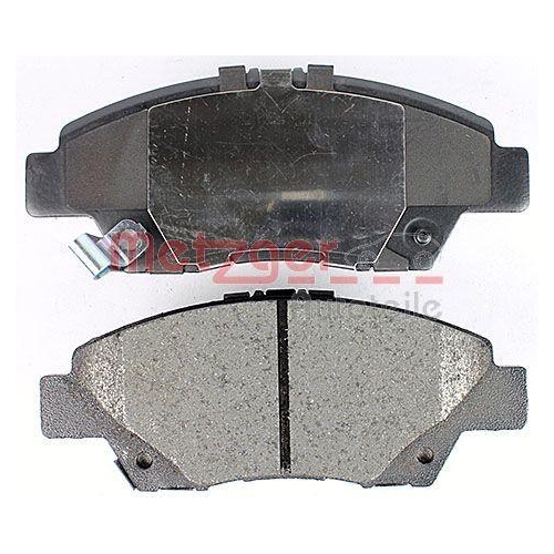 Bremsbelagsatz, Scheibenbremse METZGER 1170367 GREENPARTS f&uuml;r HONDA, Vorderachse
