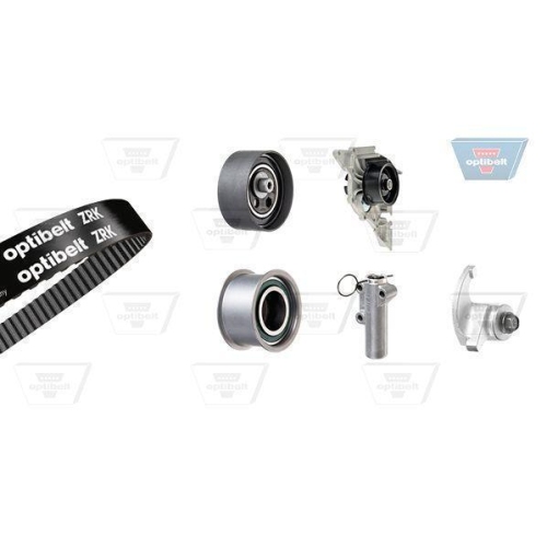 Wasserpumpe + Zahnriemensatz OPTIBELT KT 1304 W1 Optibelt-WAPU-KIT für