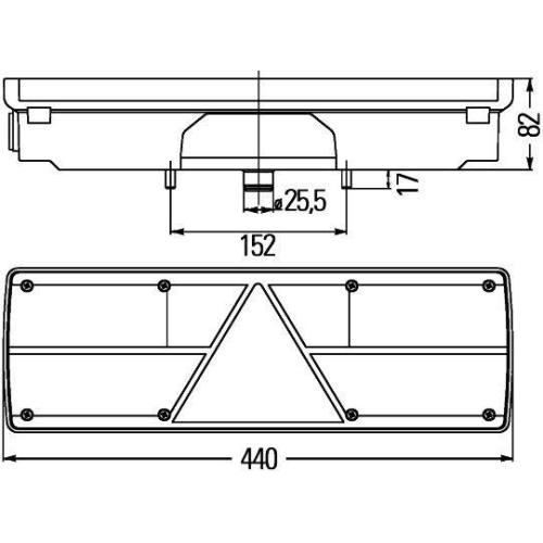 HELLA Heckleuchte 2VP 340 450-151 für DAF SCANIA KÖGEL KAMAG SCHWARZMÜLLER