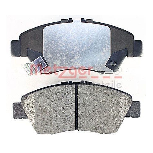 Bremsbelagsatz, Scheibenbremse METZGER 1170388 GREENPARTS f&uuml;r HONDA, Vorderachse