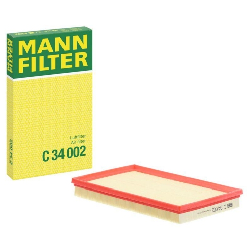 Luftfilter MANN-FILTER C 34 002 f&uuml;r MERCEDES-BENZ