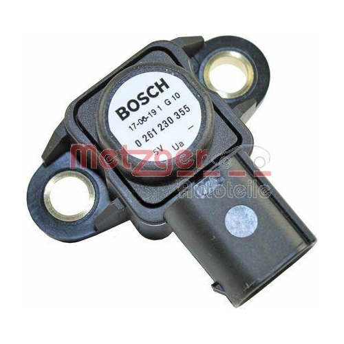 Sensor, Ladedruck METZGER 0906248 ORIGINAL ERSATZTEIL f&uuml;r MERCEDES-BENZ