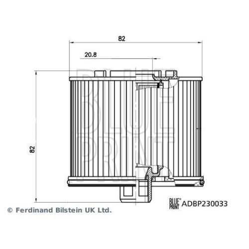 Kraftstofffilter BLUE PRINT ADBP230033 für CITROËN OPEL PEUGEOT TOYOTA VAUXHALL