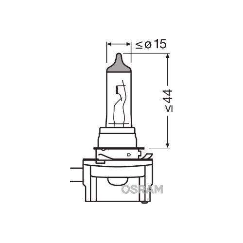 Glühlampe, Fernscheinwerfer ams-OSRAM 64242 ORIGINAL für