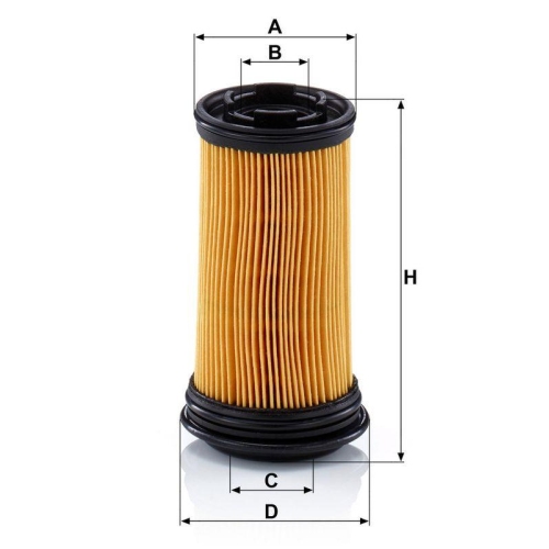 MANN-FILTER U 5001 KIT Harnstofffilter f&uuml;r CHRYSLER DAF FIAT ISUZU IVECO MACK